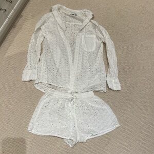 Nasty gal 2 piece swim cover up.